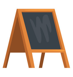 Sidewalk Chalkboard Sign Cartoon Blank Board Icon