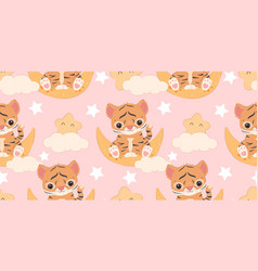 Tiger Seamless Pattern