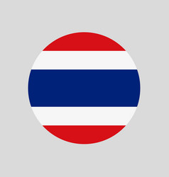 Flag Of Thailand In A Circle