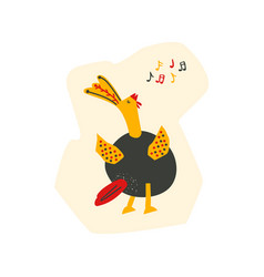 Bright Singing Rooster