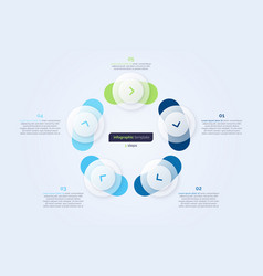 Five Option Circle Infographic Design Template