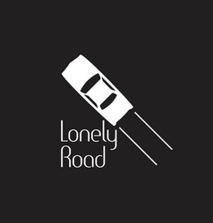 Lonely Car Road Symbol Decoration