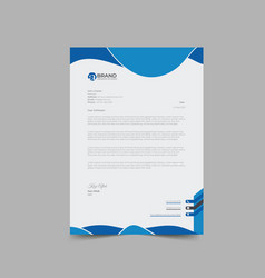 Modern Letterhead Pad Template Design