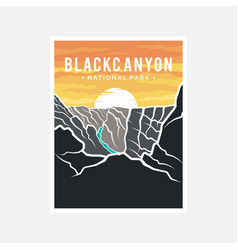 Black Canyon National Park Poster