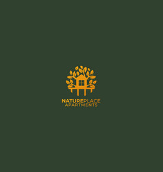 Natural Home Logo Template