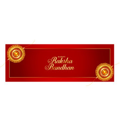 Happy Raksha Bandhan Festival Banner