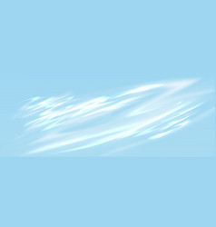 Abstract Light Blue Background White Wavy Lines