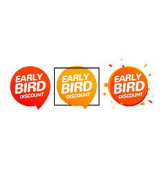 Early Bird Discount Special Offer Sale Icon