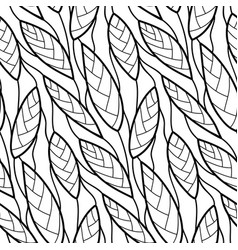 Floral Background Of Drawn Lines