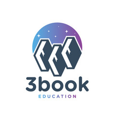 Three Book Logo Design