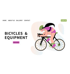 Bicycles And Equipment Store Website Template