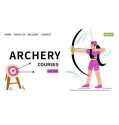 Archery Courses Website Template Background