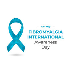 Fibromyalgia Awareness Day Ribbon 12th Of May