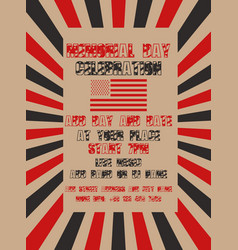 Memorial Day Party Flyer Poster Design