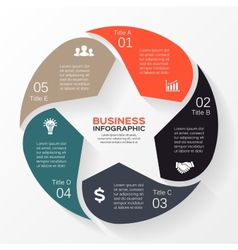 Circle star infographic Template for diagram graph