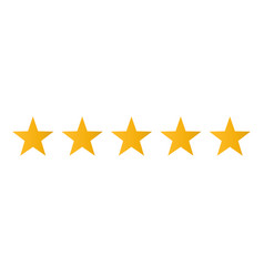 Five Star Rating Icon