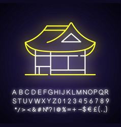 Hanok Neon Light Icon