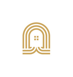 Simple House Logo Design Element With Creative