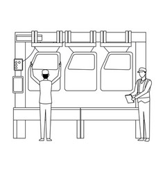 Industry Car Manufacturing Cartoon