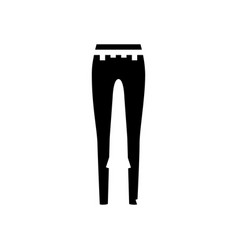 Leggings Pants Apparel Glyph Icon