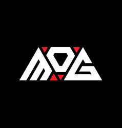 Mog Triangle Letter Logo Design