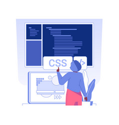 Css Code Isolated Concept