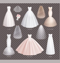 Bride Wedding Dress Set