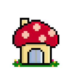 Pixel House Image For 8 Bit Game Assets