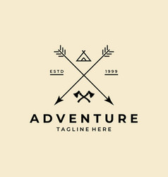 Adventure Camp Logo Icon Design