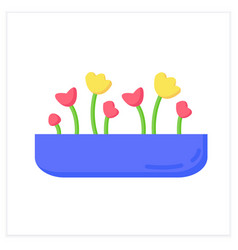 Microgreens Flat Icon