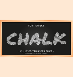 Chalk On Blackboard Editable Text Effect