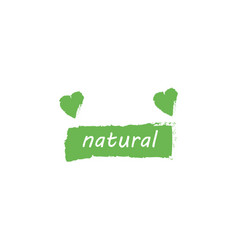 Green Natural And Heart For Logo Healthy Food