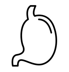 Human Stomach Icon Outline Style