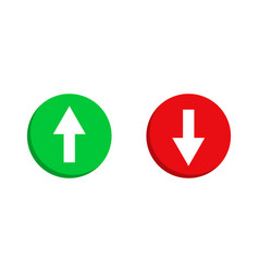 Up And Down Sign Arrow Icon Set