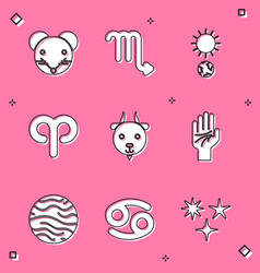 Set Rat Zodiac Scorpio Solstice Aries