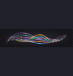 Electric Wave Swirl Glowing Light Effect