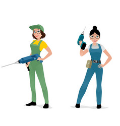 Women With Construction Tools