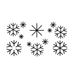 Snowflake Doodle Winter Set