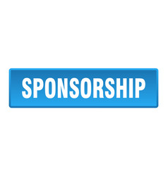 Sponsorship Button Square Blue Push