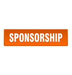 Sponsorship Button Square Orange Push