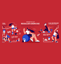 Fitness Infographic Banner