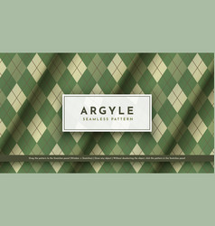 Seamless Military Argyle Pattern Traditional