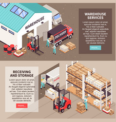 Warehouse Isometric Banners