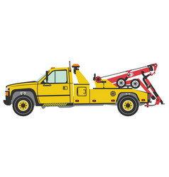 Integrated Tow Truck With Winches And Hoist