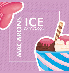 Macarons And Ice Cream