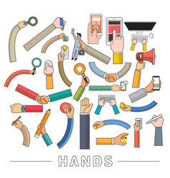 Set Hands Mix Hand Hold Multi Device For Use