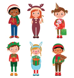 Children In Costumes Christmas