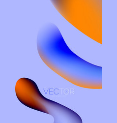 Fluid Water Drop Shape Composition Abstract