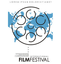 International Film Festival Minimal Poster Design