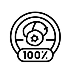 Palm Oil 100 Line Icon